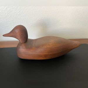 Vintage Old Wooden Duck Decoy